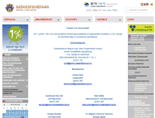 Tablet Screenshot of civil.szekesfehervar.hu